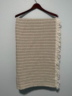 Piscatextil Striped Throw Blanket